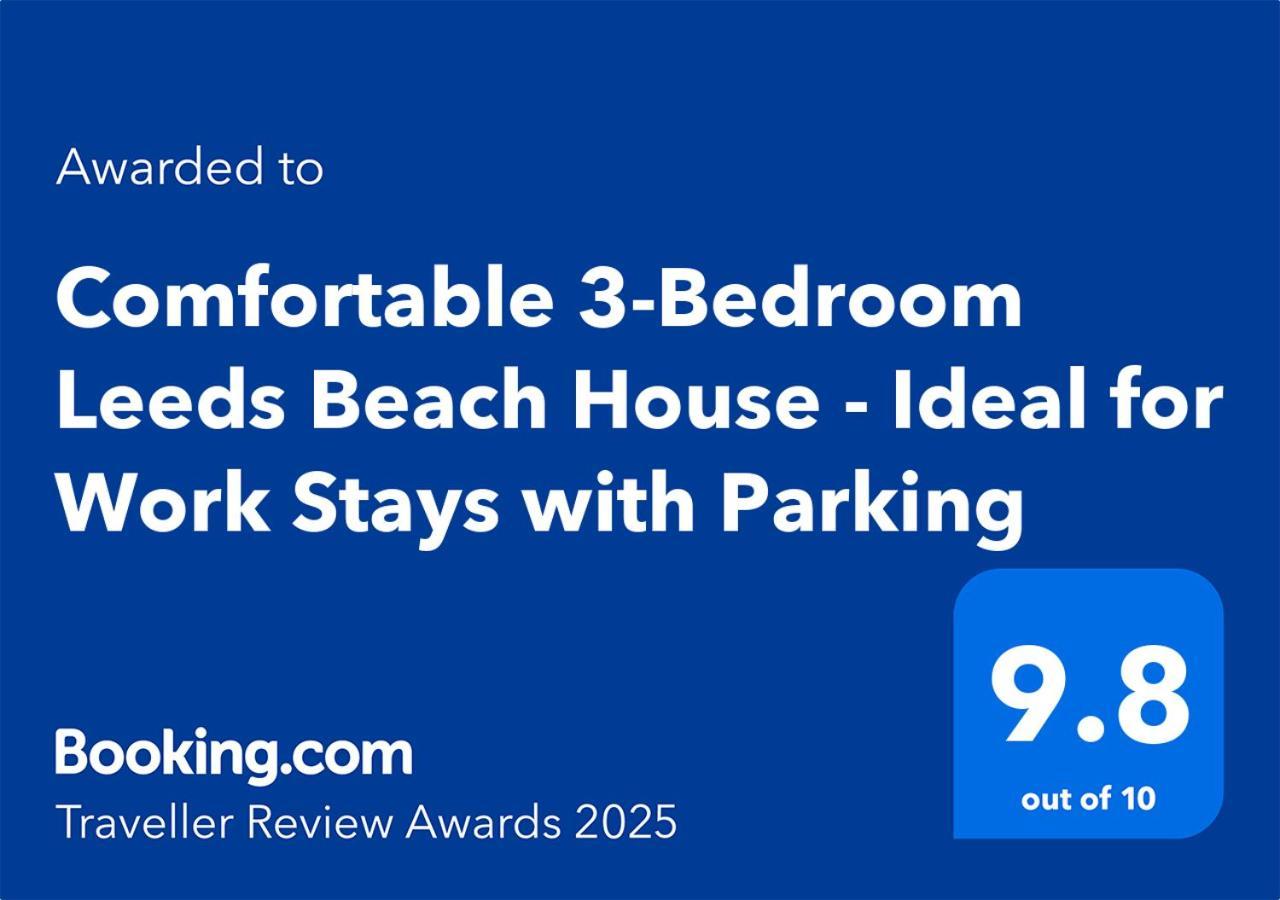 Comfortable 3 Bedrooms Leeds Beach House - Ideal For Family And Contractors - Free Parking For 2 Cars Zewnętrze zdjęcie